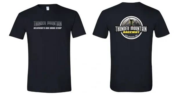 Thunder Mountain Raceway | Thunder Mtn Raceway Black Tshirt